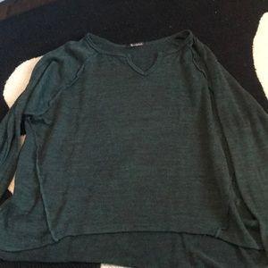Green long sleeve tee